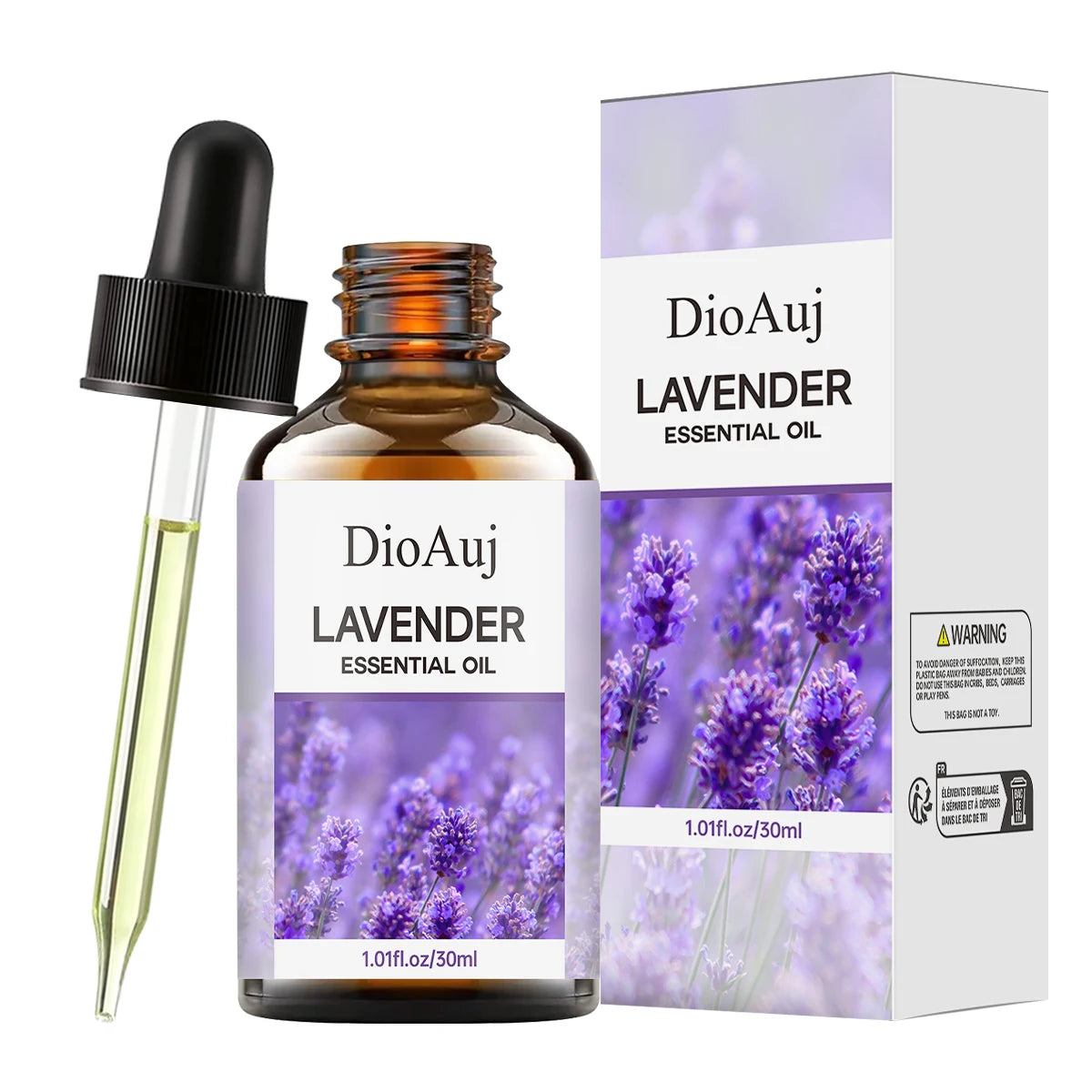 30ml/1.01fl.oz  LAVENDER Essential Oil  for Humidifier, Facial, Skin Care, Aromatherapy, Hair Care, Scalp and Body Massage