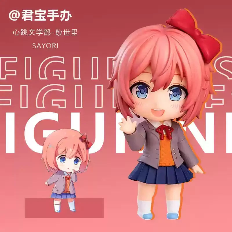 #2283 Doki Literature Club! Yuri Anime Girl Figure #1817 Monika Action Figure Natsuki/Sayori Figurine Model Doll Toys Gifts