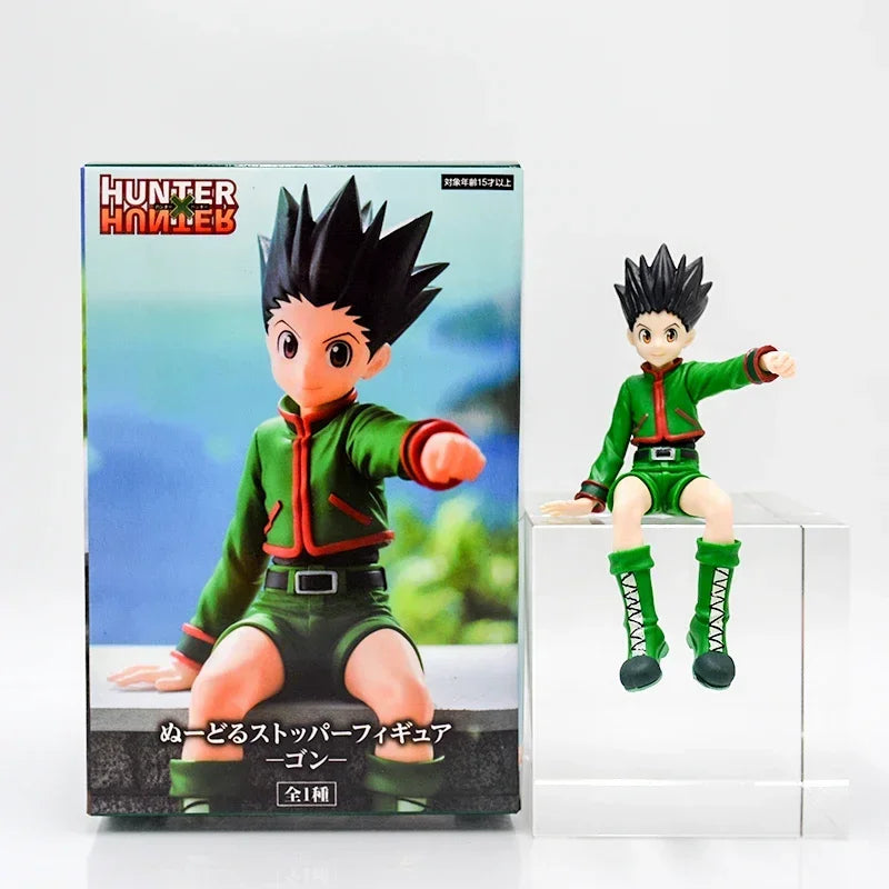 #1444 Hunter x Hunter Hisoka Anime Figure Gon Freecss & Killua Zoldyck Action Figure Chrollo Lucilfer Figurine Model Doll Toys