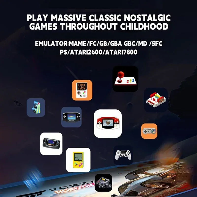 X2 Game Console 4K HD Video Game Stick 50000 Retro Games With a Pair of Game Controller For PS1/N64/SNK/GBA Children Xmas Gift