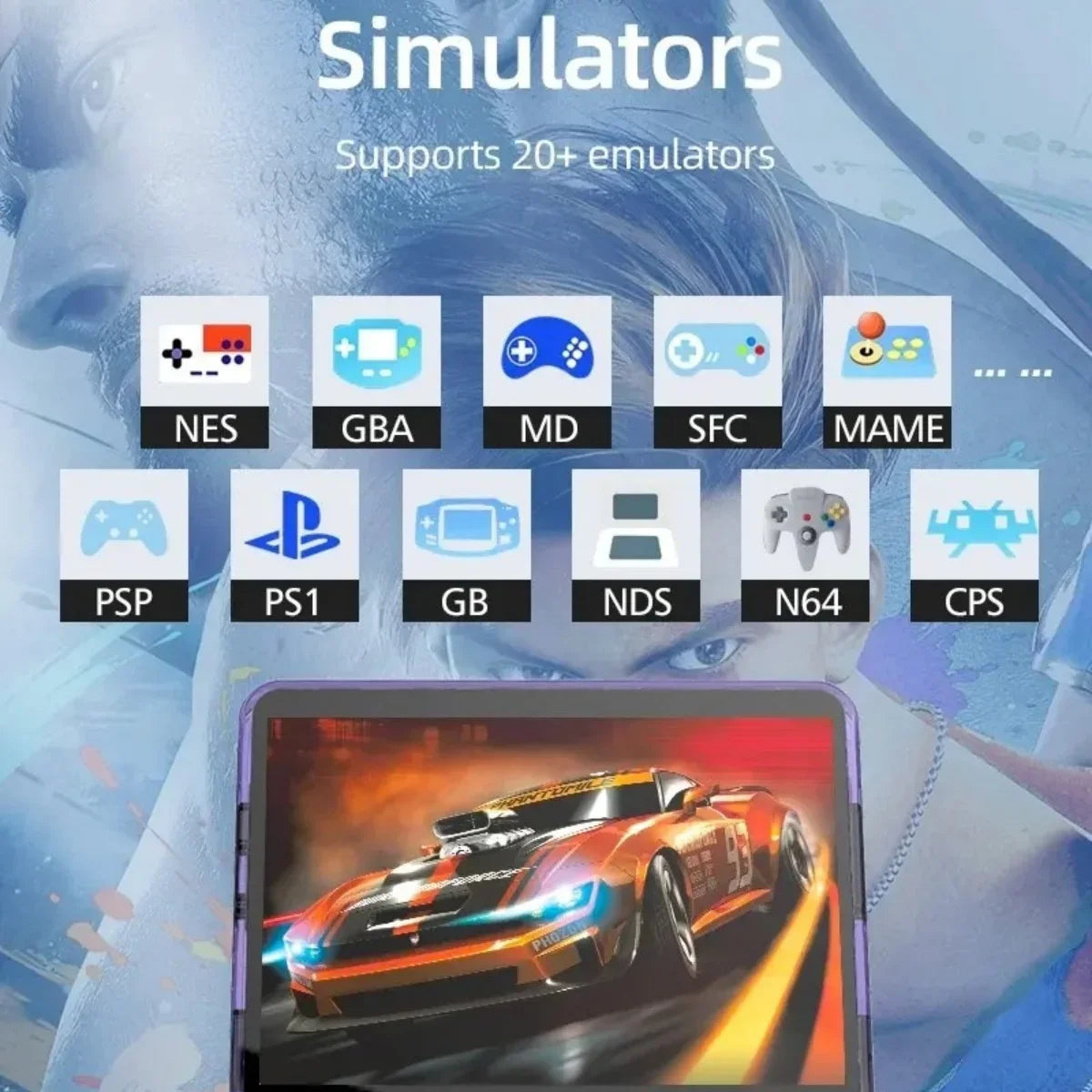 For R36S Retro Handheld Video Game Console TF Card Linux System Portable Pocket Video Memory Card Player 256G 58000 Games