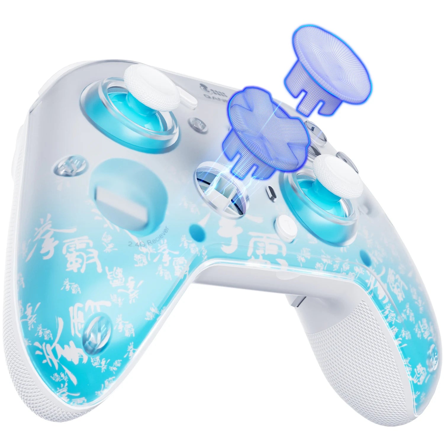 Qanba Phantom Wireless Game Controller Hall joystick Supports 2.4G/Bluetooth/Wired connection Compatible with PC/Android/iOS/TV