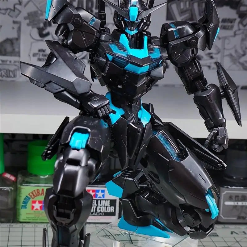 KL FM Fenglina 1/100 Domestic Mercury Witch Model Gundam Assembly Neon Color Children's Collectible Toy Christmas Gift