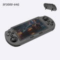 SF3000 handheld game console with a 4.5-inch large screen, supporting e-books, MP4， Music function, built-in 20000+games