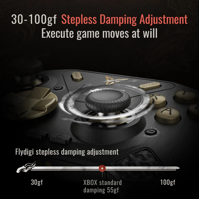 NEW Flydigi APEX 4 Black Myth Wukong Gamepad 2000hz Wireless Force Feedback Alloy Rocker Game Controller For Switch PC Steam