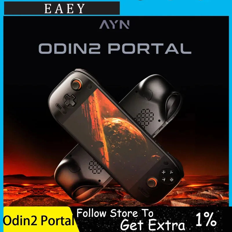 EAEY Portal Odin2  Handheld Game Console Retro Video Game Player Custom 8Gen2 Open Source 7Inch 120HZ Screen 8000mAh