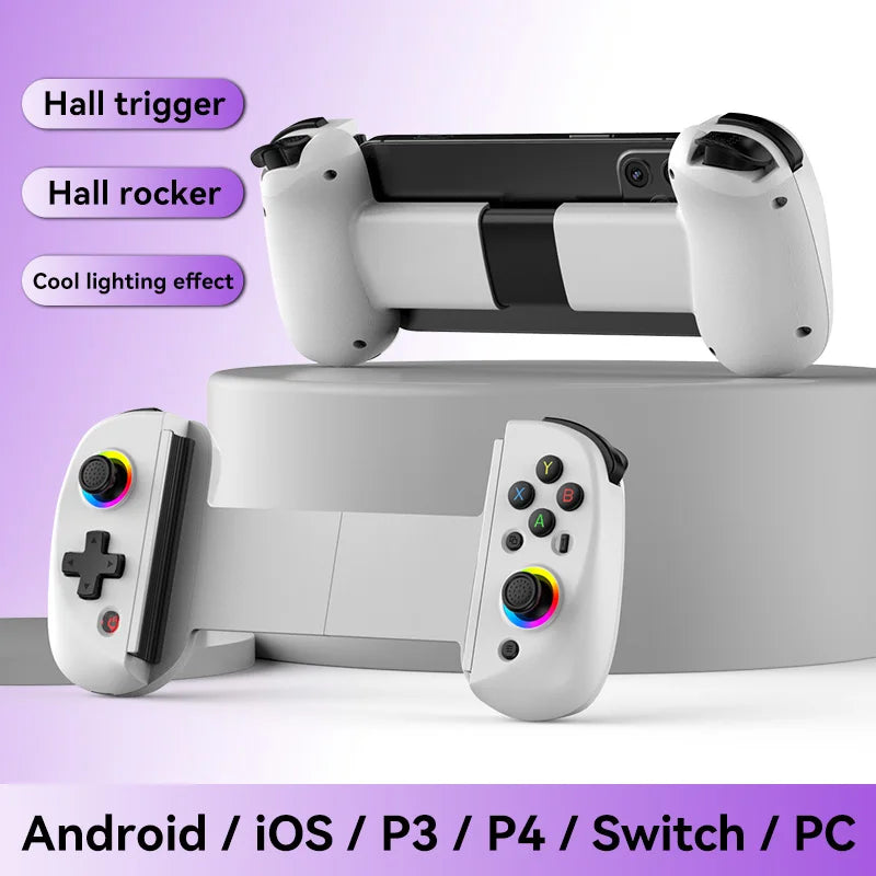 BSP-D9 Mobile Phone Stretch Game Controller Wireless Bluetooth PC Tablet For Switch/PS3/PS4 Dual Hall Somatosensory Controller