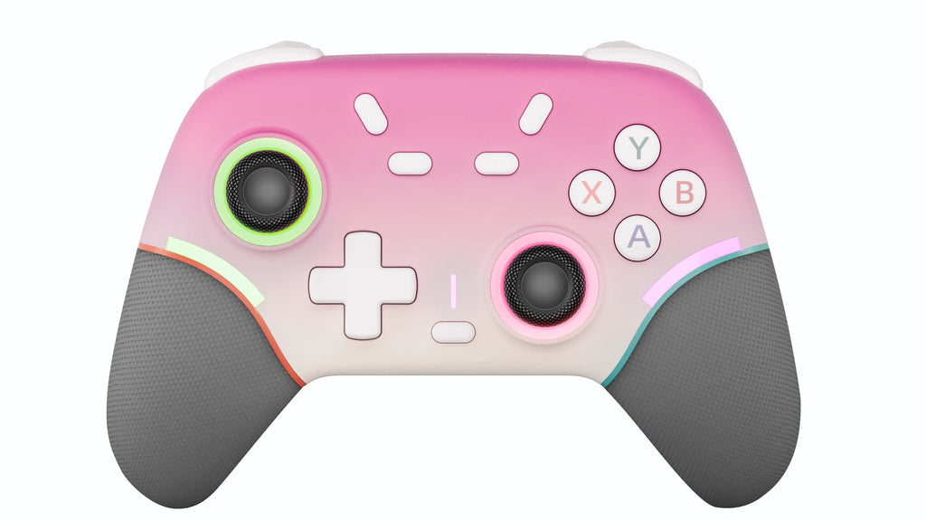 Multi-Platform Gamepad X9 For Switch 2/Switch/PC/PS3/PS2,Game Controller with Vibration,RGB Lighting Effect,Dual Back Keys&Macro