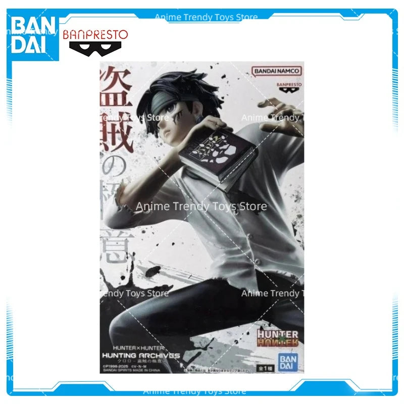 Original In Stock BANPRESTO Action Figure HUNTER×HUNTER ARCHIVES Chrollo Lucilfer PVC Anime Figures Model Toys Gift WY