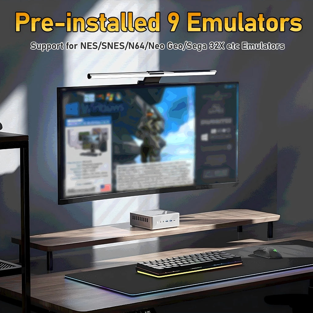 Retrobat Game Card with 3170 Games for ROG Ally/LEGION GO/AYANEO/OneXPlayer/Steam Deck Handheld Game Console/Windows PC for N64