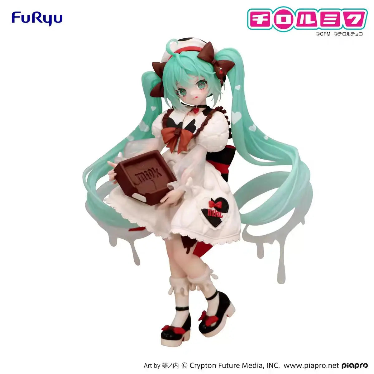 Original FuRyu Hatsune Miku x Tirol Trio-Try-iT Anime Action Figures Model Toy Action Figurine PVC Toys Toys Collection