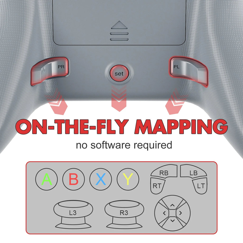 Game Controller W/6-Axis Gyro,Gaming Joystick Dual Vibration Turbo Function Gamepad for Xbox One S/X/Series S/X/PC Windows 10/11