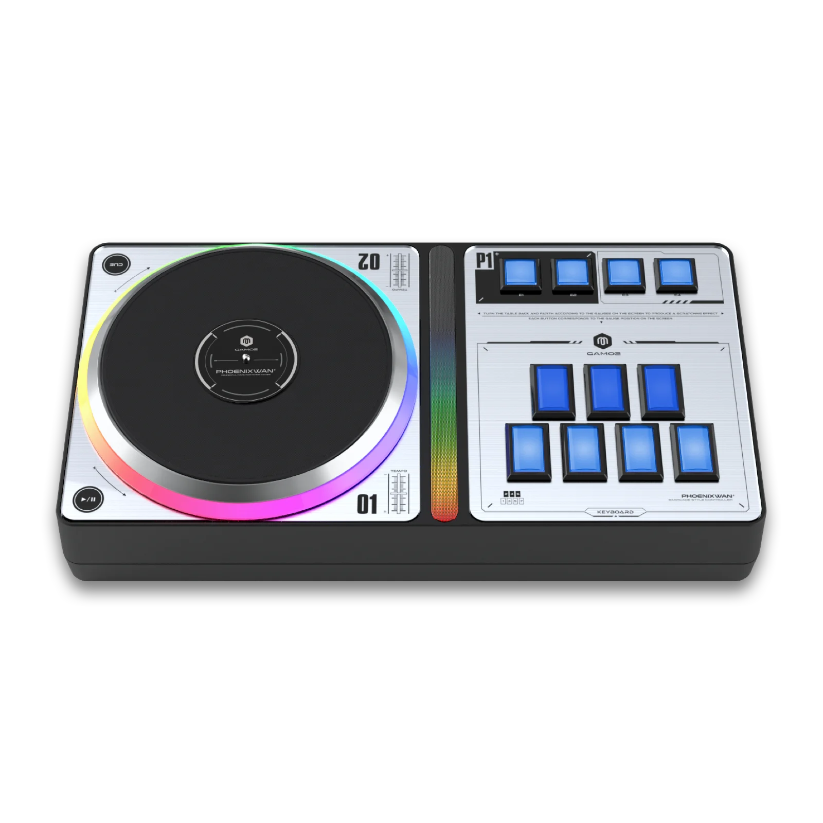 New PHOENIXWAN+ LMT Gamepad Gaming Controller Next-generation DIY for Beatmania IIDX BMS G2R LR2 Rhythm Game Controller