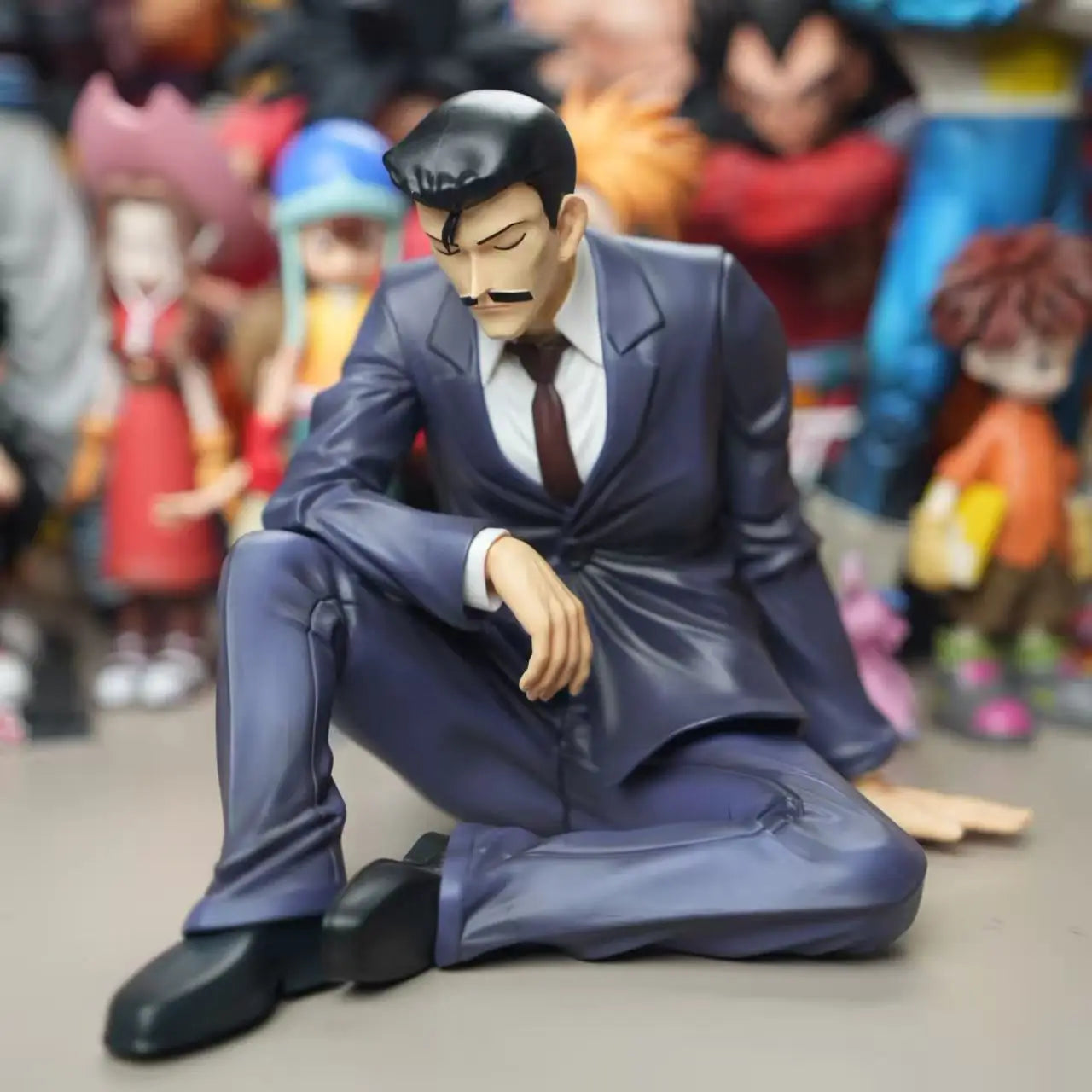 15cm/5.91in Anime Detective Conan Figure Mouri Kogorou Richard Moore  Action Figures Pvc Colection Model Toys for Children Gifts