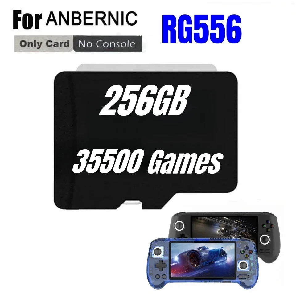 FOR ANBERNIC RG556 TF Card Portable PS2 Handheld Game Console Memory Card SD Card 61000 Games PS2 512G 256G 128G Micro sd games