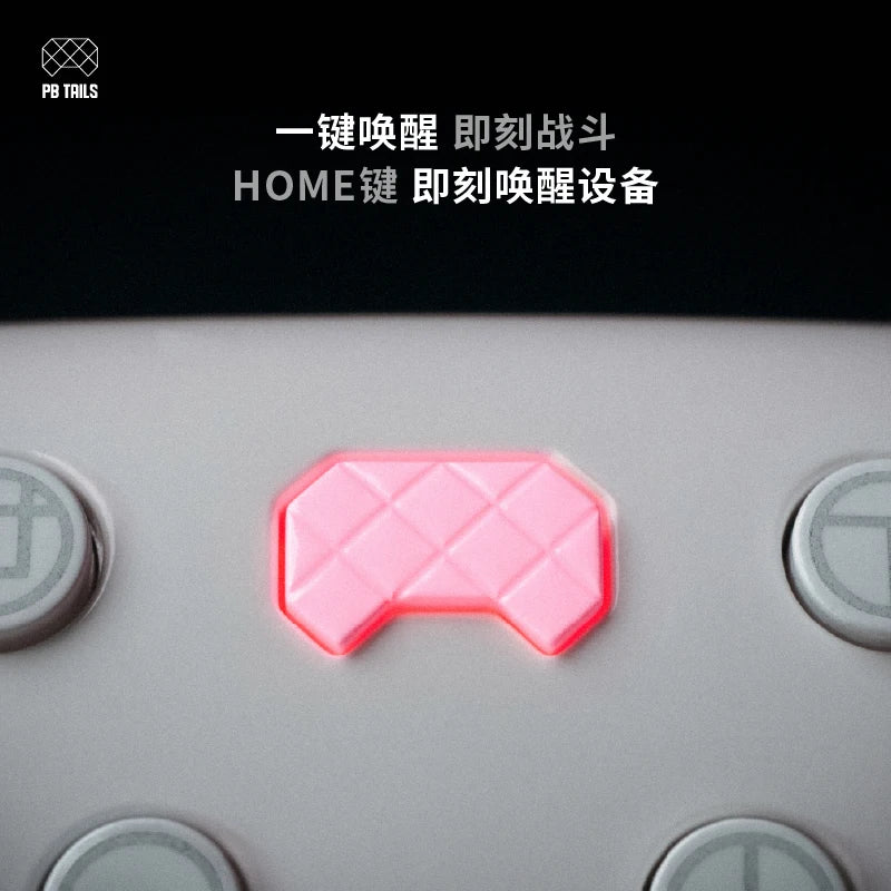 PB TAILS CRUSH Game Controller Wireless Bluetooth RGB Light Double Hall for Nintendo Switch PC Steam Raspberry pi iOS Android