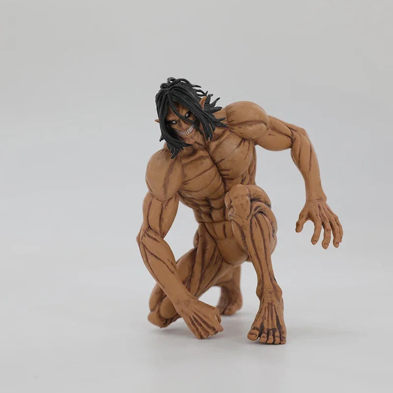 #207 Attack On Titan Eren Yeager Anime Figure #213 Shingeki no Kyojin Levi Action Figure #203 Mikasa Figure Model Doll Toys Gift