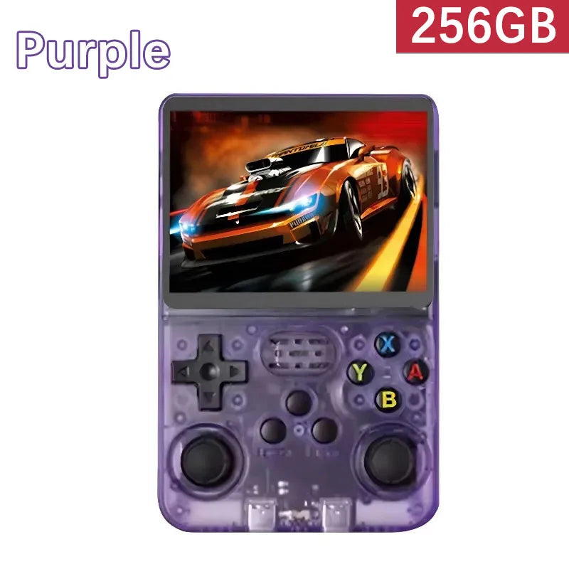 R36S Retro Handheld Video Game Console Linux System 3.5-inch IPS Screen Mini Portable Handheld Video Player 128GB 20000 Games