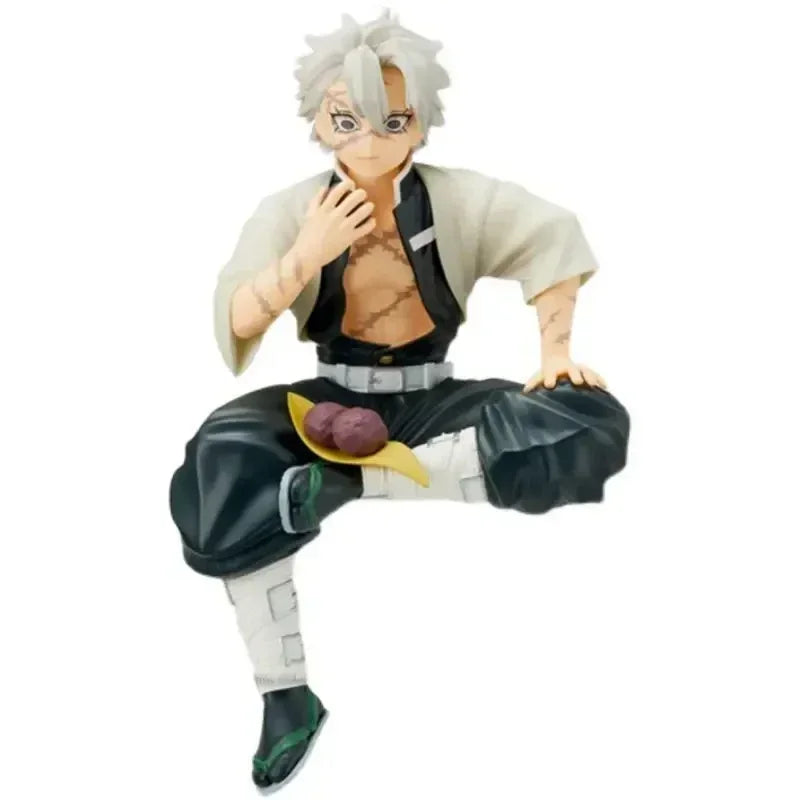 Hot Anime Demon Slayer Sit Eating High Quality Rice Figure All Style Tanjirou Nezuko Kyoujurou Tengen Tokitou Muichirou Figurine