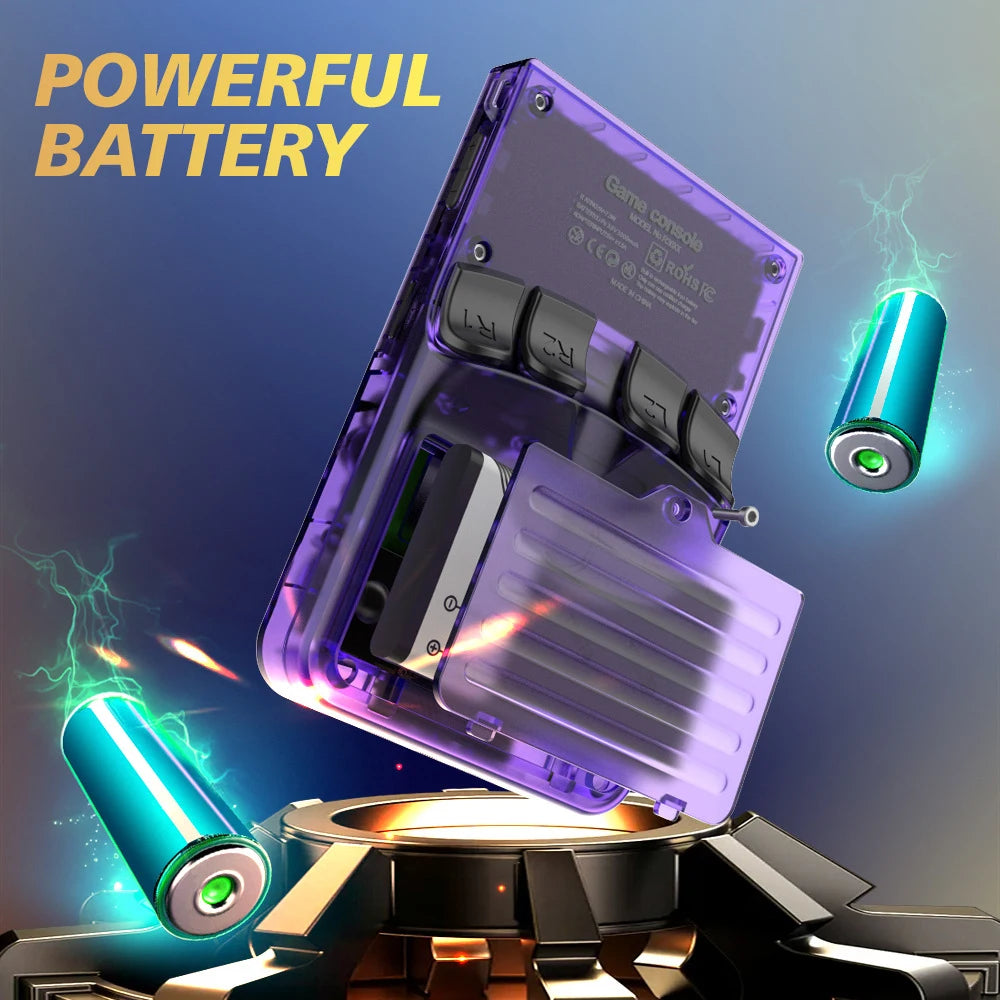 R36XX Retro Handheld Game Console, Linux, 3.5-inch IPS Screen, 64/128GB Games, Wi-Fi Live Video - Holiday Gift