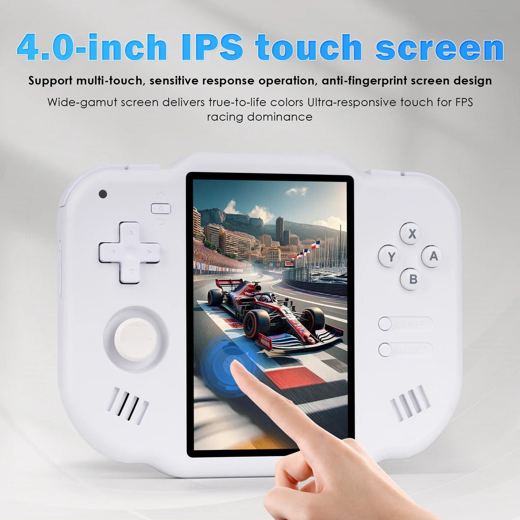 AMPOWN ZERO 40 Video Game Console 4'' IPS Multi-touch Screen Android A133P Support Wifi Bluetooth Vibration Motor Magicx Zero40