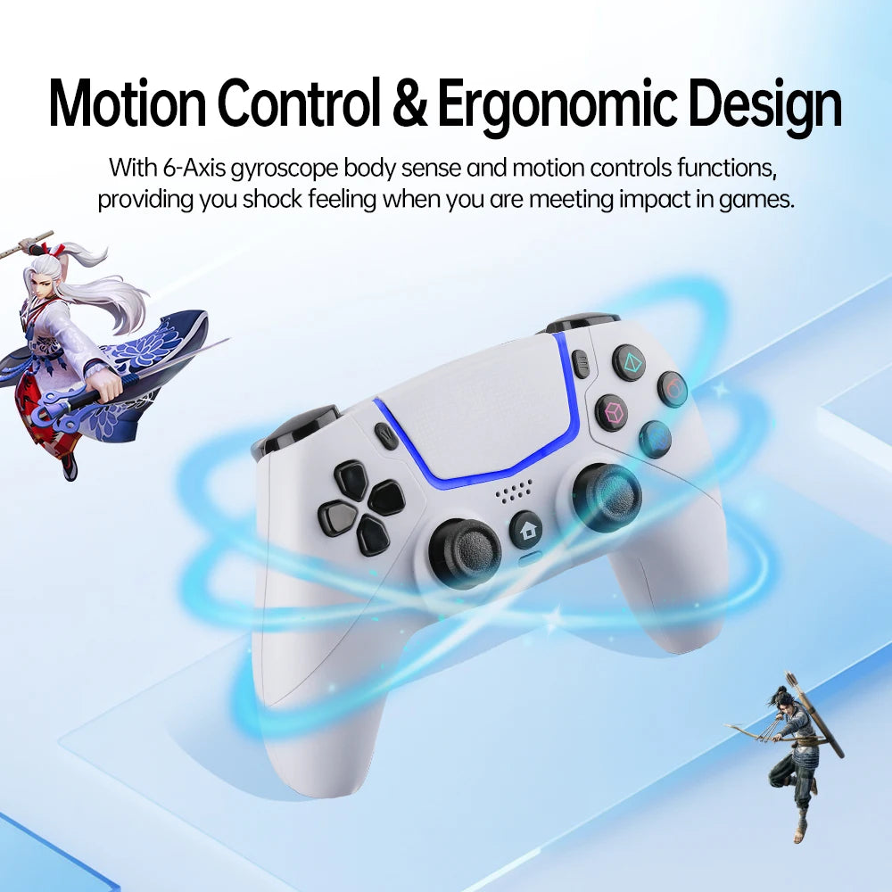 P5 wired game controller supports six axis motion sensing, suitable for P5 console, wired support for computer PC
