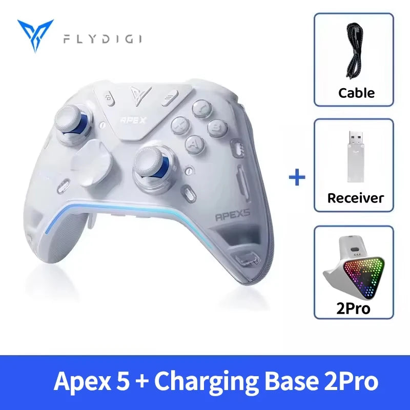 Flydigi APEX 5/4 Game Controller Black Myth WuKong Handle Elite Force Feedback Trigger Wireless Gamepads PC/Switch/Mobile/TV