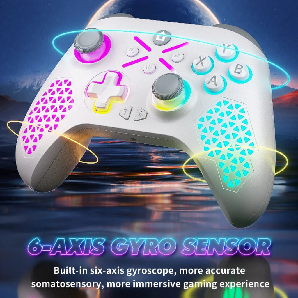 Game Controllers for Xbox One/X/S/Series X/S/PC Wireless Gamepad RGB TURBO,6-Axis Gyro,Hall Effect,Dual Vibration,Gaming Rocker