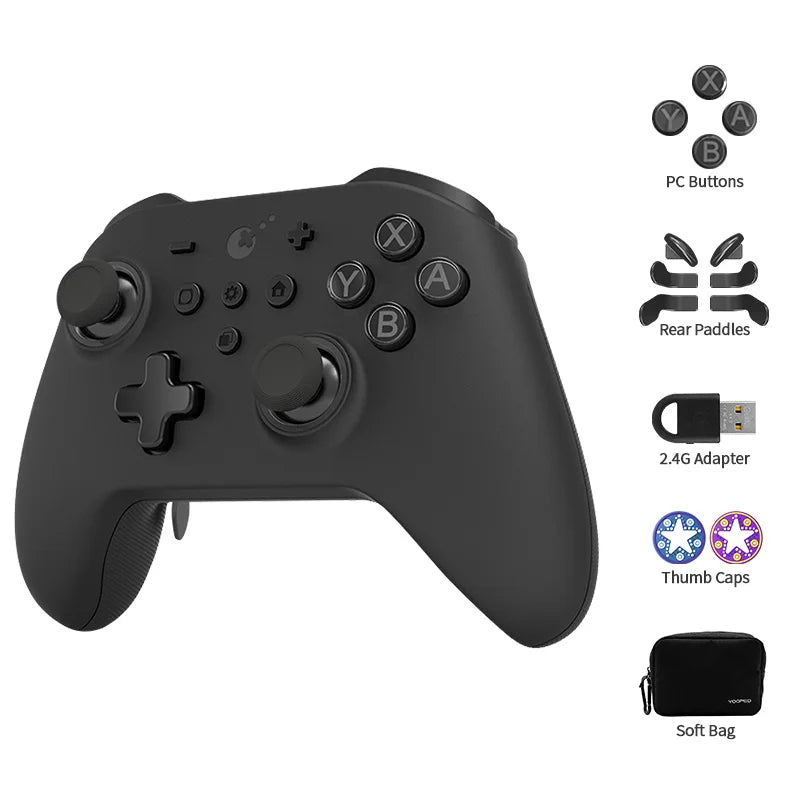 GuliKit KK3 MAX Game Controller，NS39 KingKong 3 Gamepad with Hall Effect Joysticks for PC Windows Nintendo Switch Android iOS