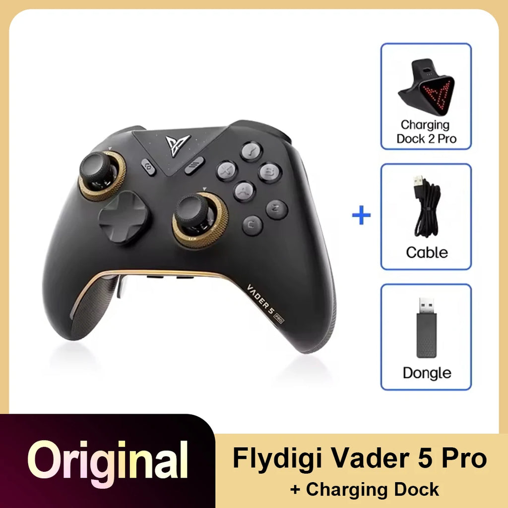 Flydigi Vader 5 Pro Game Controller Gamepad Athletic Elite Handle Wireless Gaming Controllers With Hall Rocker For Switch PC IOS