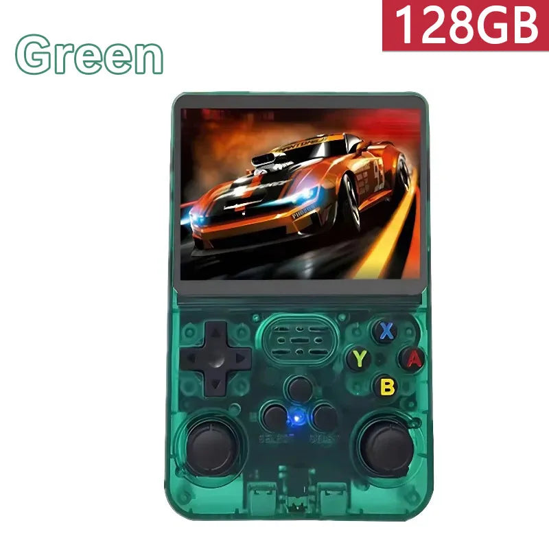 R36S Retro Handheld Video Game Console Linux System 3.5-inch IPS Screen Mini Portable Handheld Video Player 128GB 20000 Games