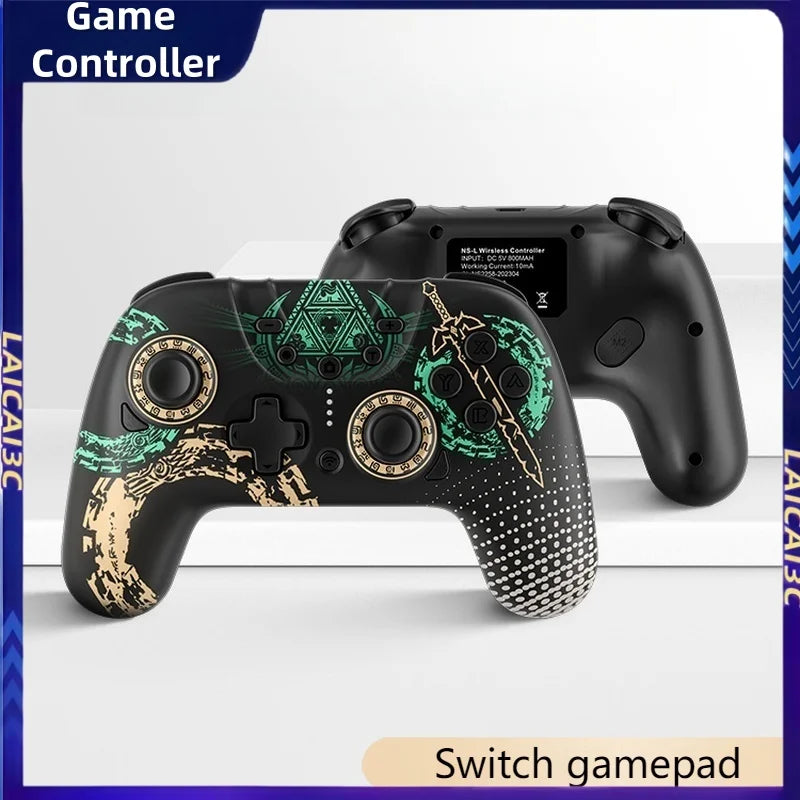 Aolion Switch Wireless Game Controller Tears Of The Kingdom Six Axis Gyroscope Long Endurance Macro Programming Game Controller