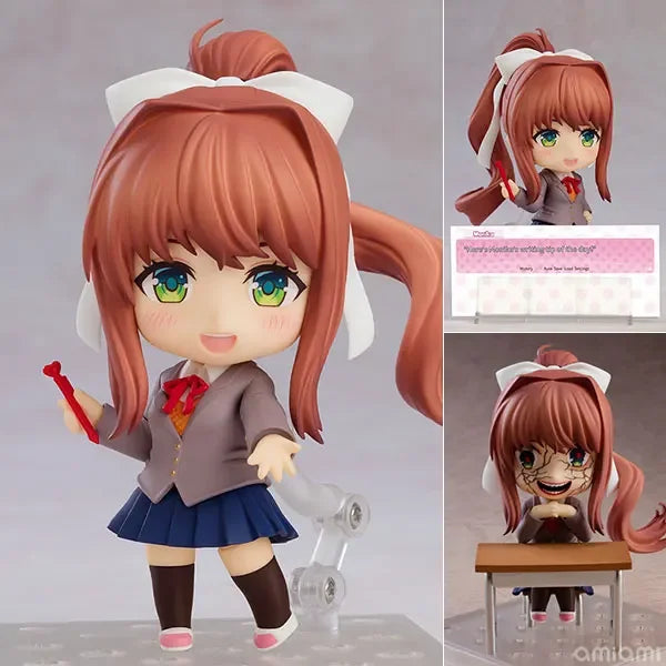 #2250 Literature Club! Sayori Anime Girl Figure #2283 Yuri Action Figure #2077 Natsuki/Monika Figurine Collection Model Doll Toy
