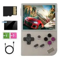RG35 Retro Handheld Game Console , DualSystem Linux GarlicOS 3.5 Inch IPS Screen Built-in 64G TF Card 5000+ Games