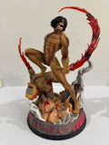 29cm Eren Jaeger Figure Manga Attack On Titan Anime Figures Jaeger Pvc Model Statue Doll Collection Decoration Toys Gift