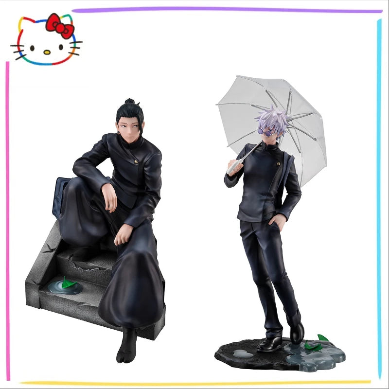 -In Stock Original MegaHouse Jujutsukaisen Satoru Gojo Geto Suguru Technical College Ver. Anime Figures Boys Gifts Collectible