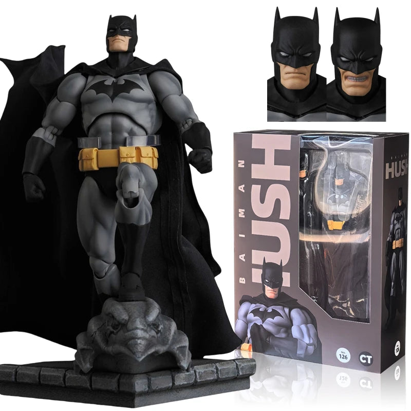 (In Stock)Ct Toys Batman Hush Mafex 126 Action Figure Dc Batman Joint Movable Comic Version Collection Figurine Model Toy Gift