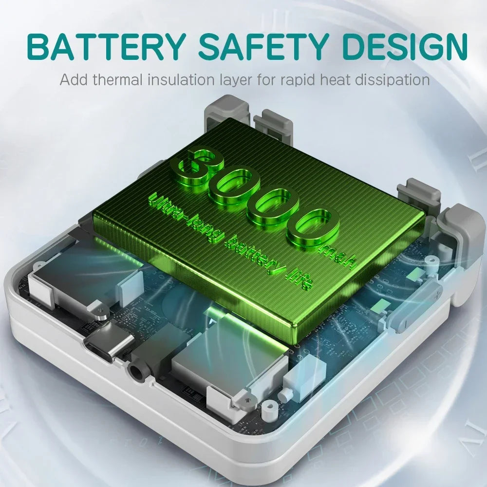 MIYOO FLIP V2 Handheld Game Players 3.5'' IPS Screen Linux System Onion OS Video Game Consoles Free Case Gamer Gift Retro Gaming