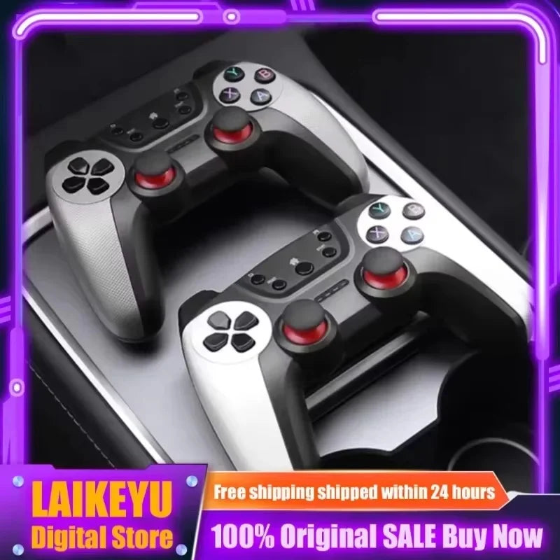 2025 NEW Wireless USB Game Controller for Tesla Model Y/3/X/S Double Player Online TV PC PS3 Steam Compatible Gaming Accessory