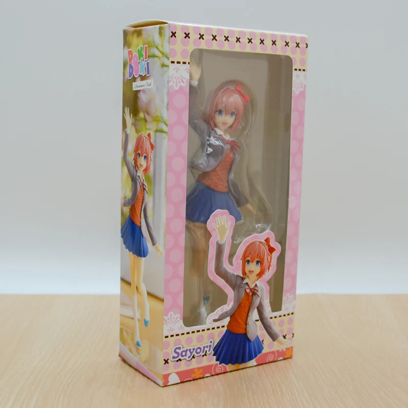 #2250 Literature Club! Sayori Anime Girl Figure #2283 Yuri Action Figure #2077 Natsuki/Monika Figurine Collection Model Doll Toy