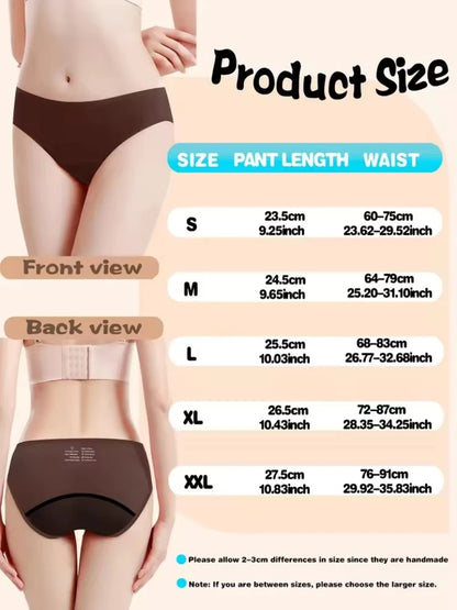 3pcs Washable Cotton Women Period Sanitary Briefs eco-friendly Seamless Menstrual Period Panties Swim Leak Proof Panties