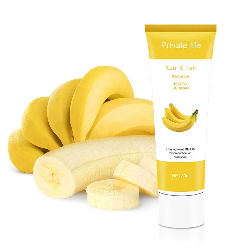Banana flavored lubricant Water-based Lubrication