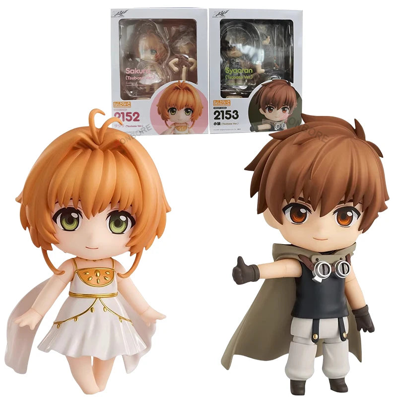 #2152 Tsubasa Reservoir Chronicle Sakura Anime Girl Figure #2153 Syaoran Action Figure Mokona Modoki Figurine Model Doll Toys