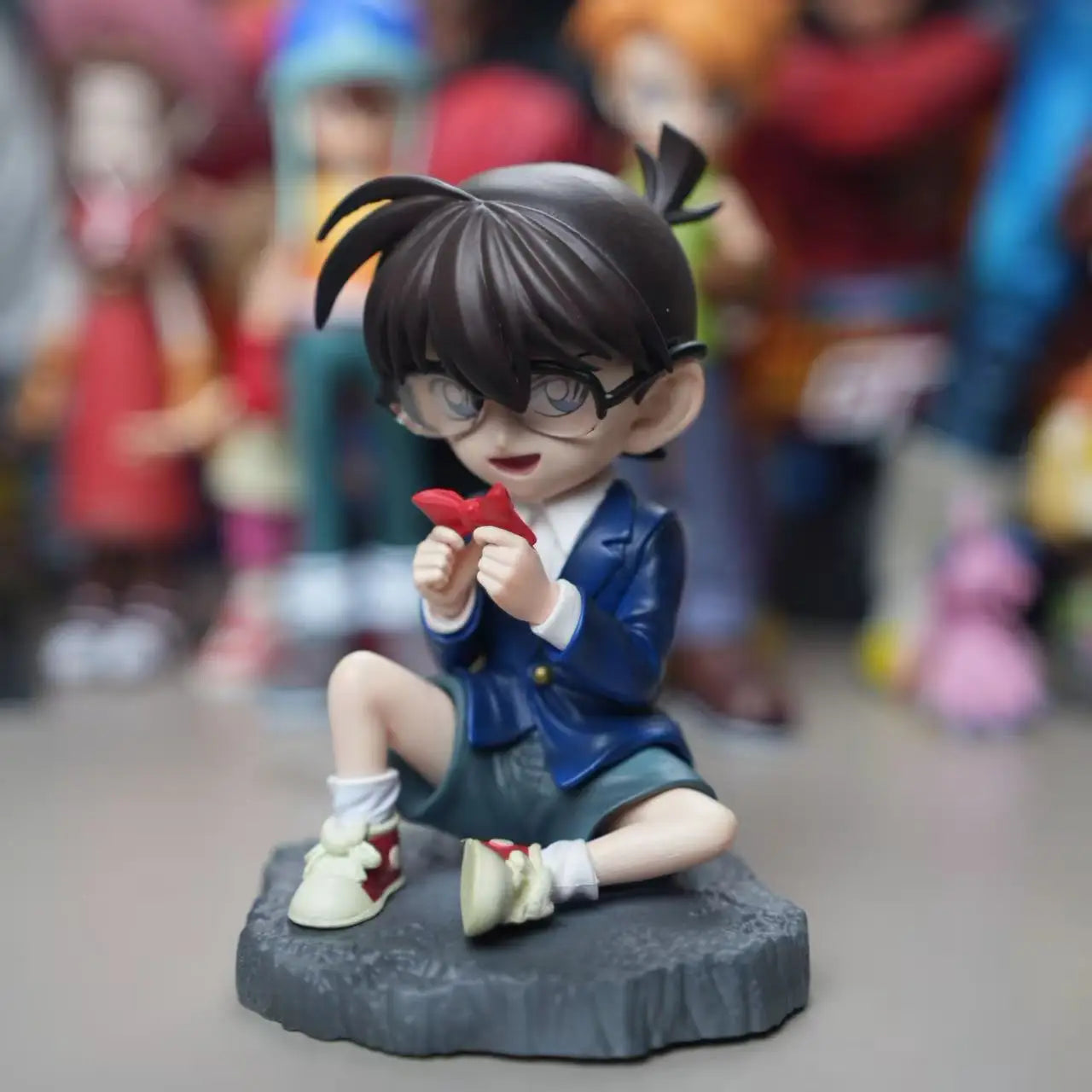 15cm/5.91in Anime Detective Conan Figure Mouri Kogorou Richard Moore  Action Figures Pvc Colection Model Toys for Children Gifts