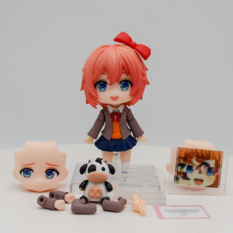 #2250 Literature Club! Sayori Anime Girl Figure #2283 Yuri Action Figure #2077 Natsuki/Monika Figurine Collection Model Doll Toy