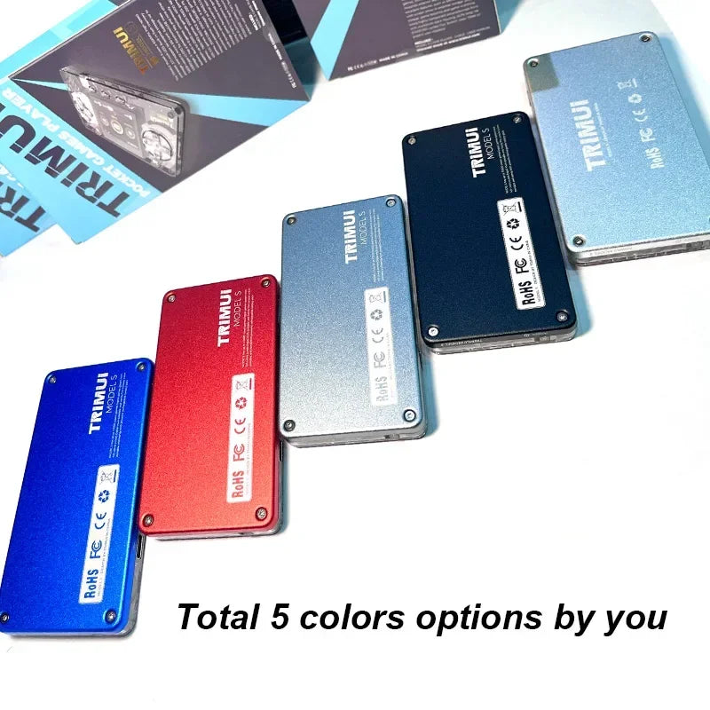 Trimui Model S Handheld Game Machine 2 Inch Ips Screen Mini Extremely Compact Nostalgic Handheld Card Machine Transparent Body