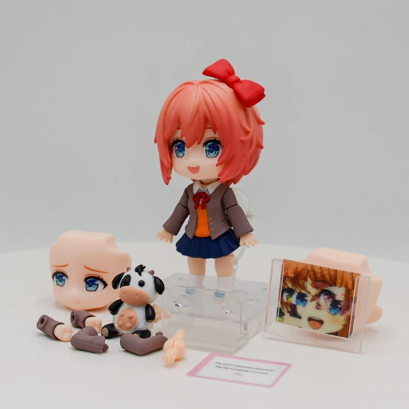 #2250 Literature Club! Sayori Anime Girl Figure #2283 Yuri Action Figure #2077 Natsuki/Monika Figurine Collection Model Doll Toy