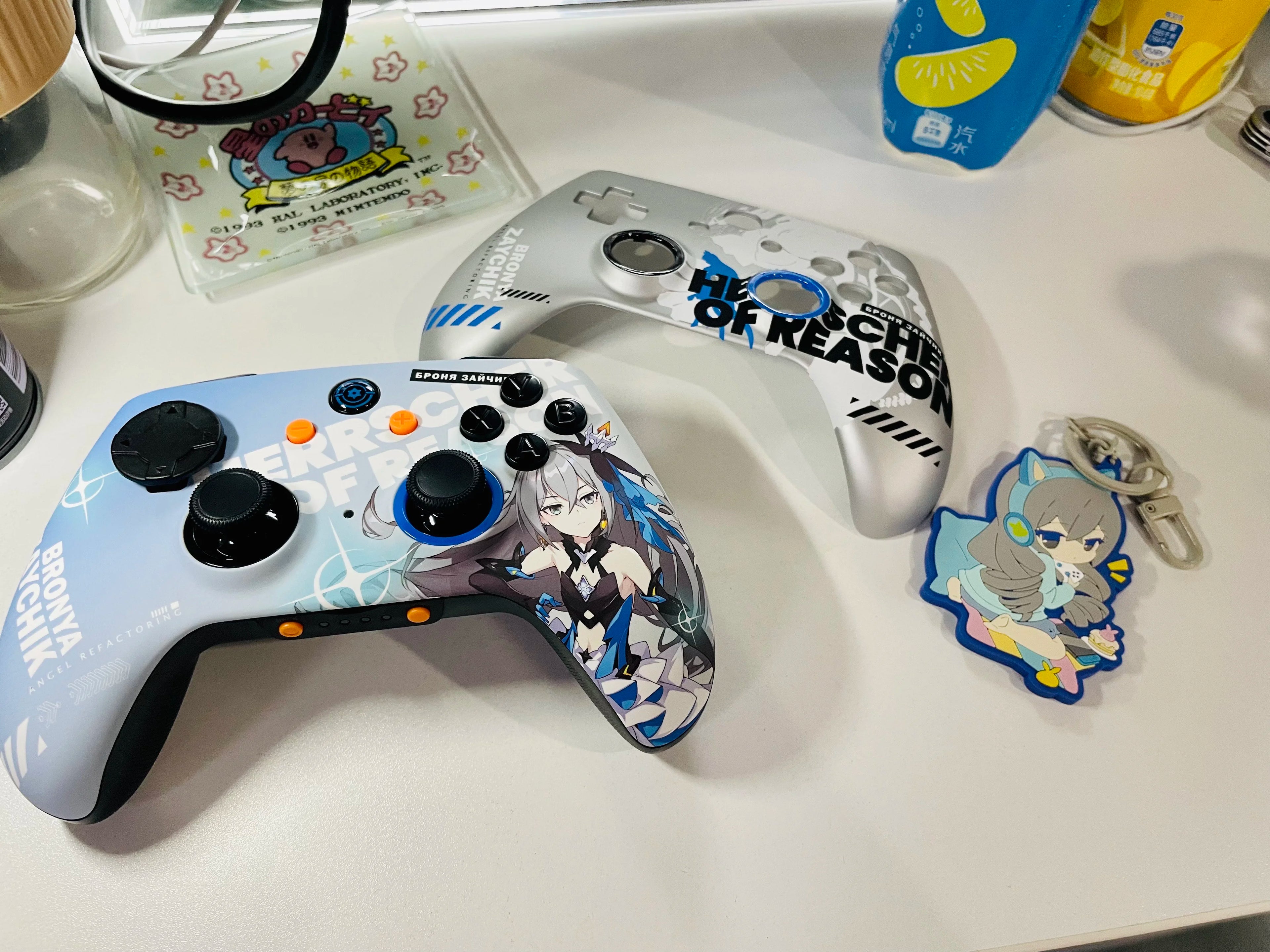 MiHoYo Original Bronya Gamepads Game Controller Genshin Impact Bronya Zaychik Theme Herrscher of Reason Handles Controllers Gift