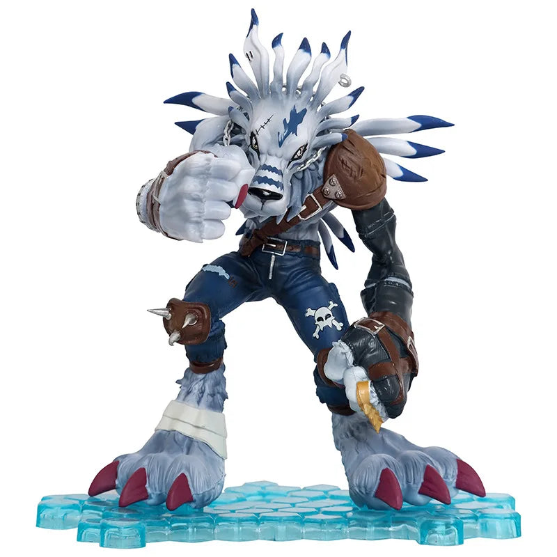 22cm Hot Digimon Adventure Anime Figures Gk Garurumon Action Figure Pvc Figurine Statue Collection Model Doll Toy Gifts For Boys