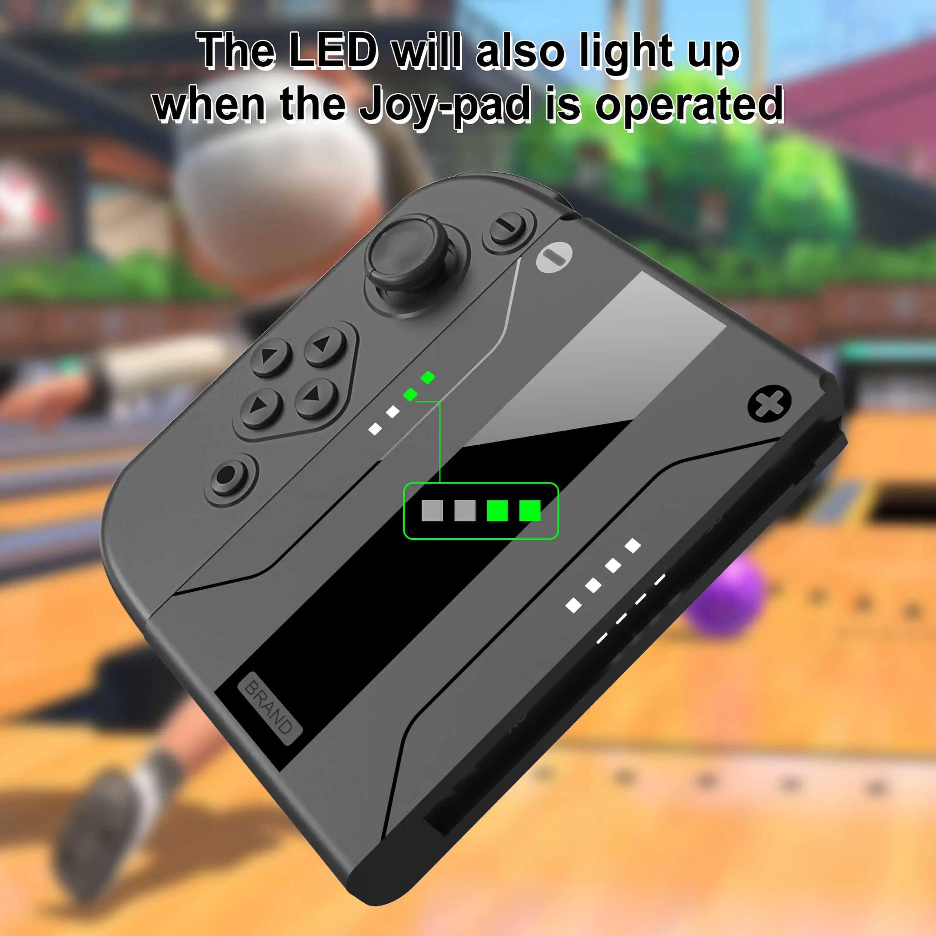 Works with Switch-J left and right game controllers, can be used with Nintendo Switch/OLE D, 2-in-1 extended controller grip